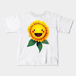 Bright and Cheerful Sunflower Kids T-Shirt